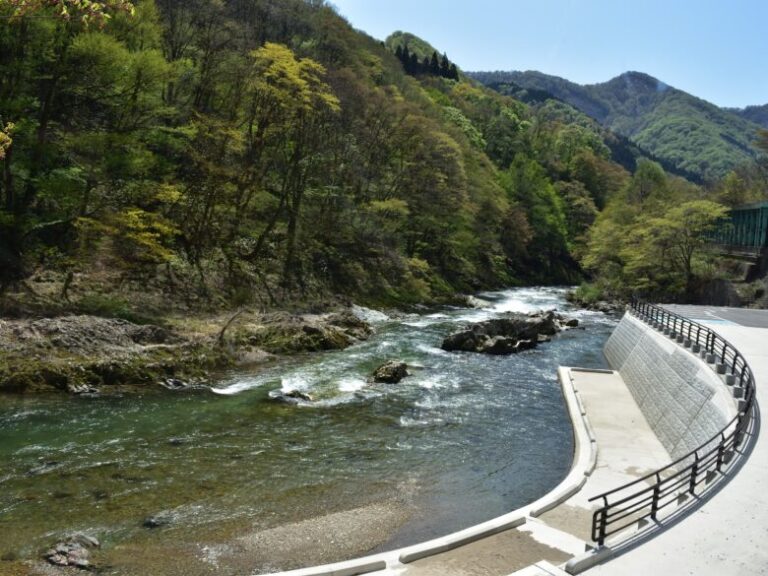 【山形グルメ】小国川を眺めながら焼きたて鮎を食べる『道の駅もがみ（ヤナ茶屋もがみ）』に行ってきた | 眠り猫の旅とグルメ